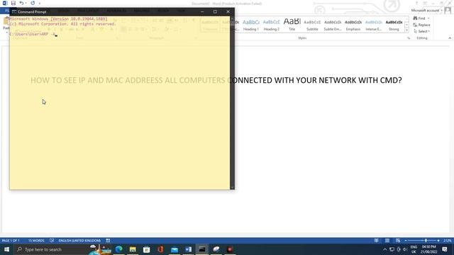 How to see IP & MAC Address all connection computers with my network смотреть онлайн