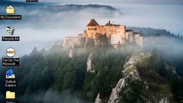 Windows 98 Startup and Shutdown with the Microsoft Bing wallpaper of the day 22nd March 2021 смотреть онлайн