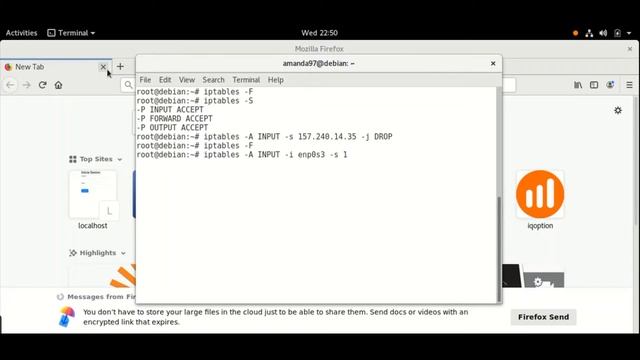 Ejemplo de uso de iptables смотреть онлайн