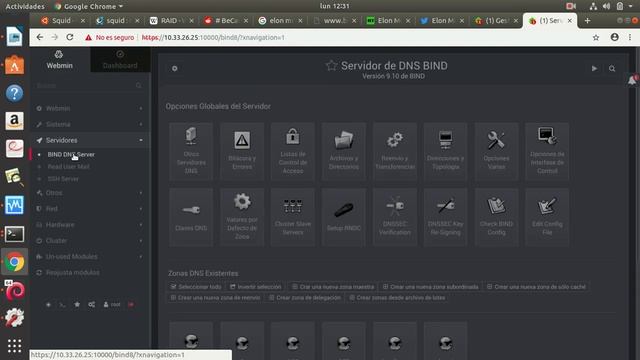 DNS DEBIAN WEBMIN смотреть онлайн