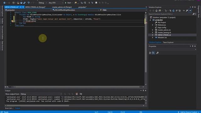 [PART10] MEMBUAT MENU UTAMA VB.NET || Menu Strip vb.net || MDI PARENT VB.NET смотреть онлайн