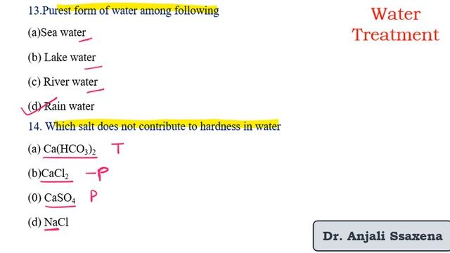 Water Treatment objective questions and answers || Engineering chemistry unit-4 MCQ || Hardness MCQ смотреть онлайн