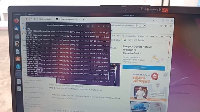 How to install chrome in Ubuntu using terminal.......... смотреть онлайн