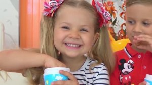 Диана и Рома - на Русском Диана и волшебный игровой домик с подарками