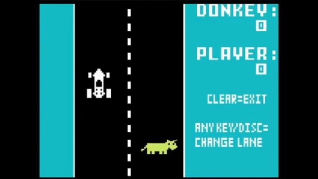 Donkey.Bas - an Intellivsion version of the old DOS basic game made by Bill Gates & Neil Konzen. смотреть онлайн