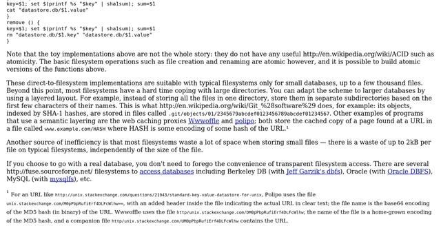 Unix & Linux: Standard key/value datastore for unix (5 Solutions!!) смотреть онлайн