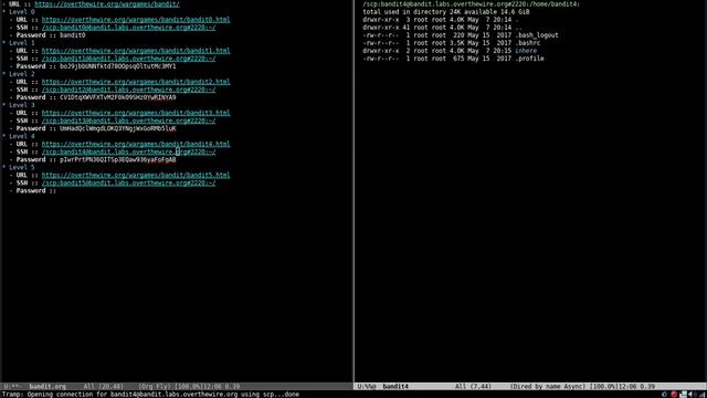 GNU Emacs/overthewire.org/wargames/bandit5 смотреть онлайн