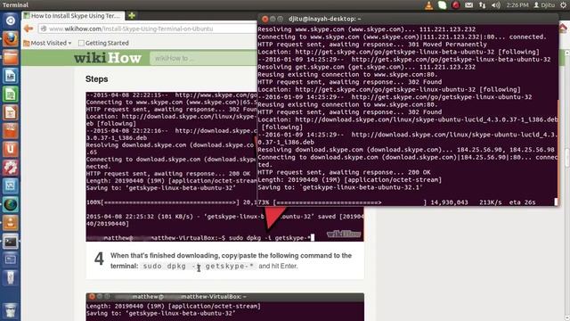 INSTALL SKYPE ON LINUX UBUNTU смотреть онлайн
