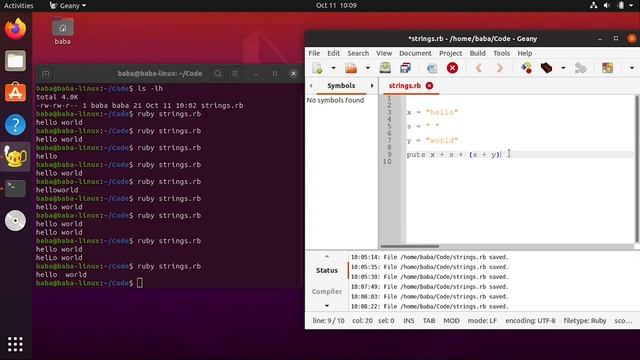 Ruby Course - Lesson 04, Variables смотреть онлайн