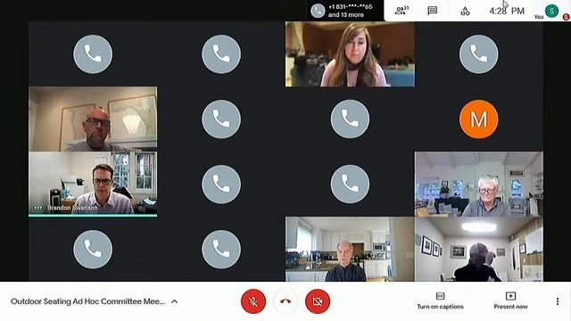 Outdoor Seating Ad Hoc Committee Public Meeting - 02/08/2021 смотреть онлайн