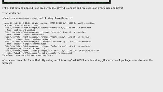 Unix & Linux: Nothing happened when trying to add new vm on virt-manager (2 Solutions!!) смотреть онлайн