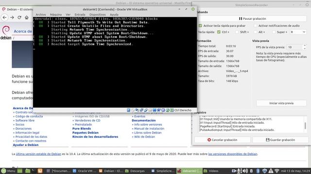 Video 6.- Instalación de Debian Linux 3 смотреть онлайн