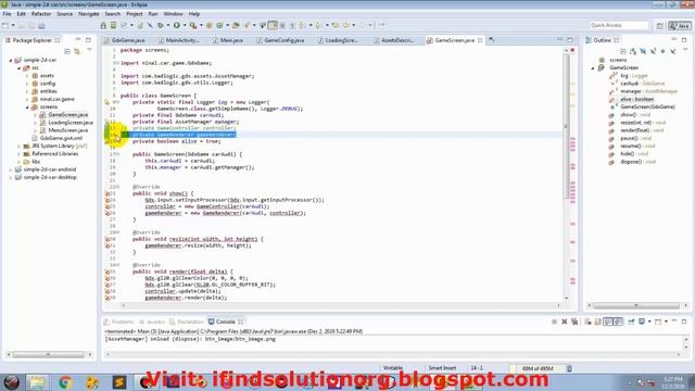 Java and libgdx tutorial android 2D car game #7 смотреть онлайн