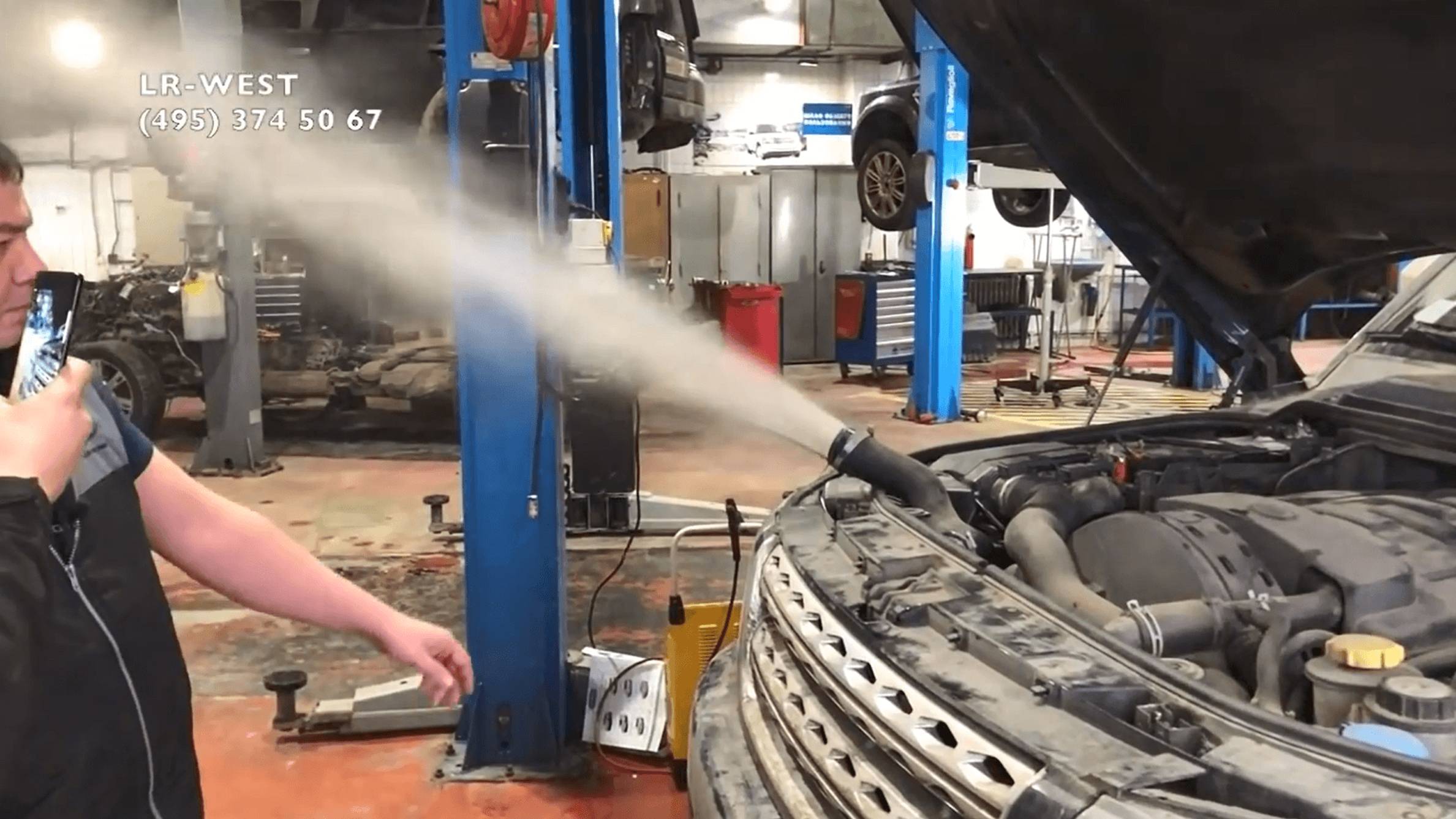 Обледенение интеркулера Дискавери 4 дизель. Лед в система впуска. смотреть онлайн