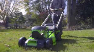 Газонокосилка аккумуляторная самоходная Greenworks GD60LM51SP, 60V, с бесщ двигателем (арт 2514307)