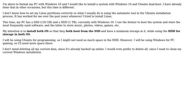 Unix & Linux: How to set a dual-boot installation with two hard drives (SSD and HDD)? смотреть онлайн