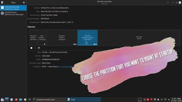How to automount an external drive or a partition on system startup? смотреть онлайн