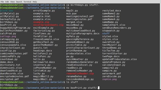 Lesson 6: get, copy, move files смотреть онлайн