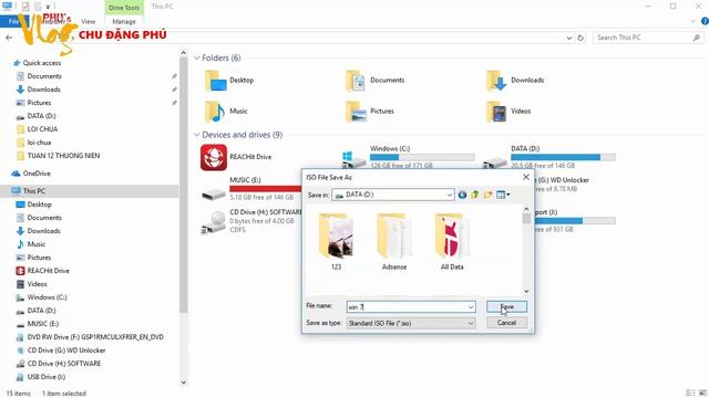 Chu Đặng Phú HƯỚNG DẪN TẠO FILE ISO TỪ ĐĨA DVD WINDOWS - Phu's Vlog смотреть онлайн