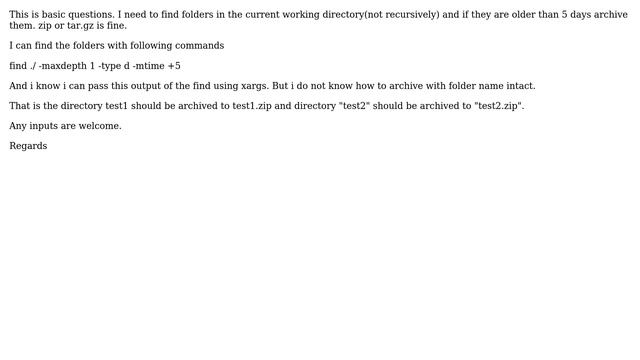DevOps & SysAdmins: find directories in the current directory, older than 5 days and archive them смотреть онлайн