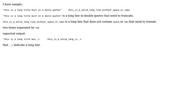 Unix & Linux: Truncate long line and append indicating symbol смотреть онлайн