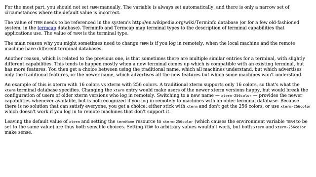 Unix & Linux: Is it correct to set the $TERM variable manually? (2 Solutions!!) смотреть онлайн
