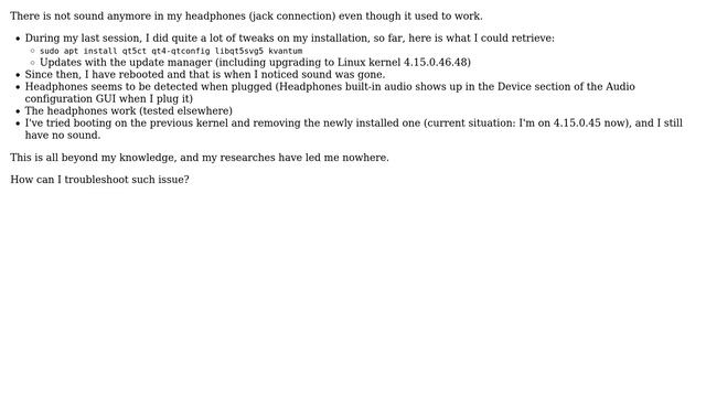 Unix & Linux: No sound with headphones in Linuxmint 19.1 (2 Solutions!!) смотреть онлайн