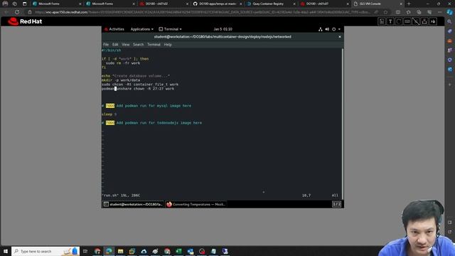 Section 7.2: Guided Exercise Deploying the Web Application and MySQL on Linux Containers смотреть онлайн
