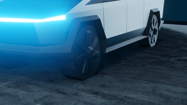 Cybertruck Tesla 3d Model (animation)