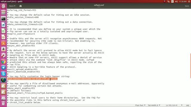 How to setup FTP server Very Secure File Transfer Protocol Deamon vsftpd on Linux Ubuntu part 1 смотреть онлайн