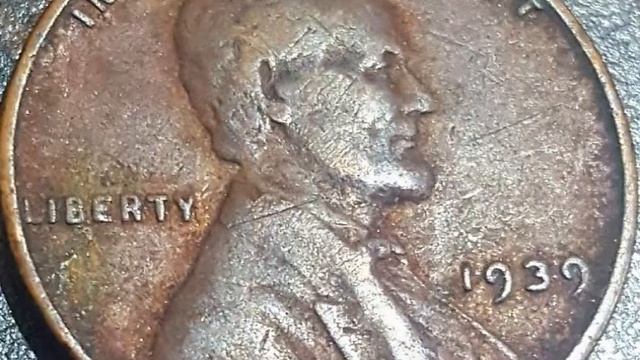 1939 & Error One cent Lincoln penny Worth money Rare. смотреть онлайн