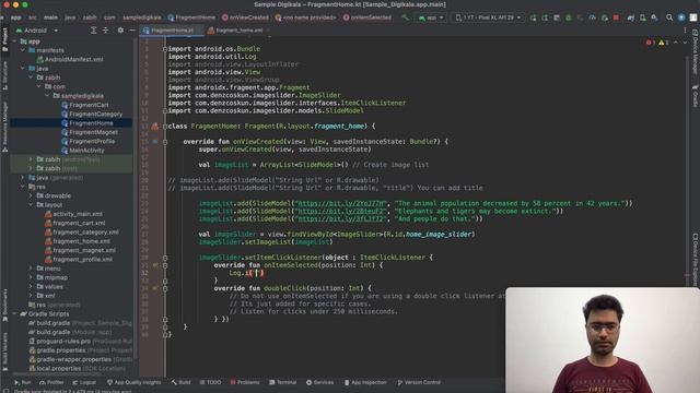Create an app like Digikala in android studio - part 3 - Android tutorials смотреть онлайн