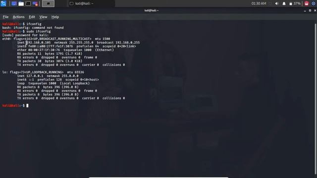 IP en Kali linux 2020, IP on Kali Linux 2020 смотреть онлайн