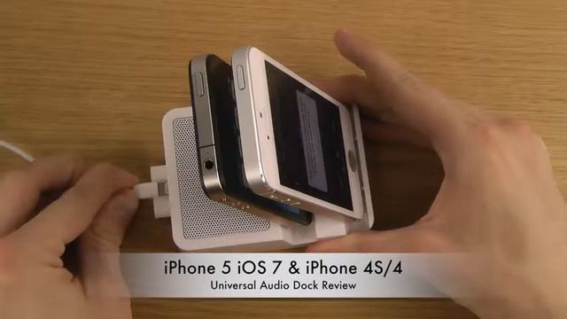 iPhone 5 iOS 7 & iPhone 4S 4 Universal Audio Dock Review смотреть онлайн