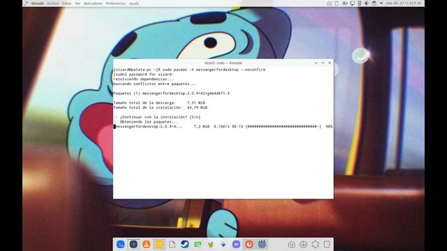 INSTALA MESSENGER PARA ESCRITORIO EN ARCH LINUX Y DERIVADAS смотреть онлайн