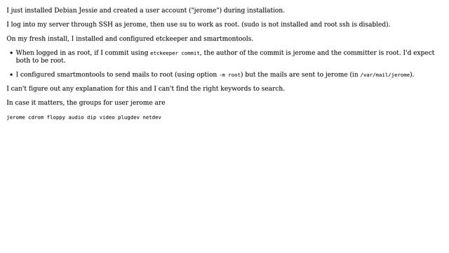 Unix & Linux: Mixup between root and first non-root user account смотреть онлайн