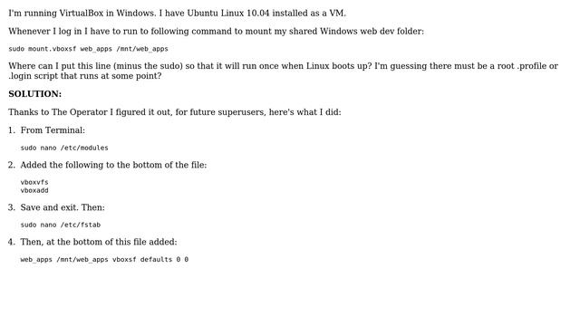 Mount Windows share on Linux boot (2 Solutions!!) смотреть онлайн