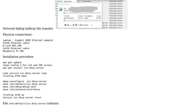 On raspberry pi static IP DHCP server on eth0 erratic and kills wifi. What's wrong? смотреть онлайн