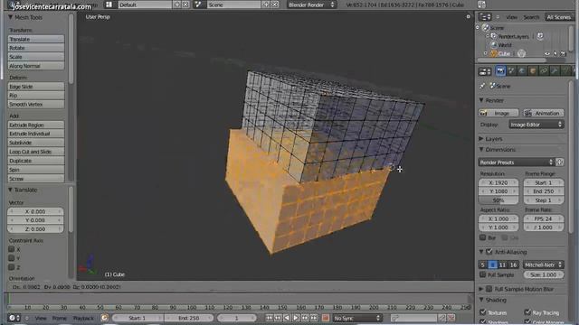 Curso de Blender 01 Fundamentos 60 Edificio смотреть онлайн