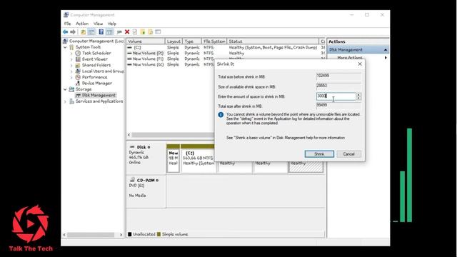 How to Partition Hard Disk Or SSID In Any Windows | Easy Way To Partition Storage Disk | TalkTheTec смотреть онлайн