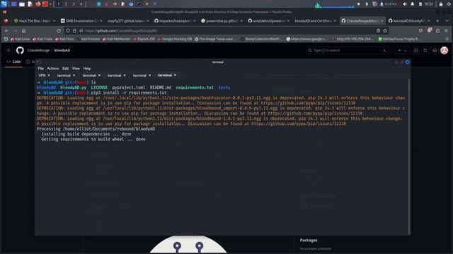 Active Directory #3 | lookupsid,bloodyAD,getST,remotepotato0,gmsapasswordreader (difficulity:Insane смотреть онлайн