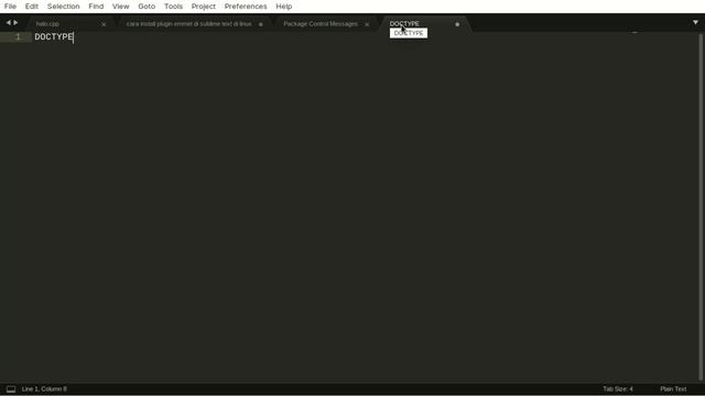 INSTALL PLUGIN EMMET DI SUBLIME TEXT LINUX смотреть онлайн