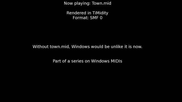 Town.mid - Windows Me смотреть онлайн