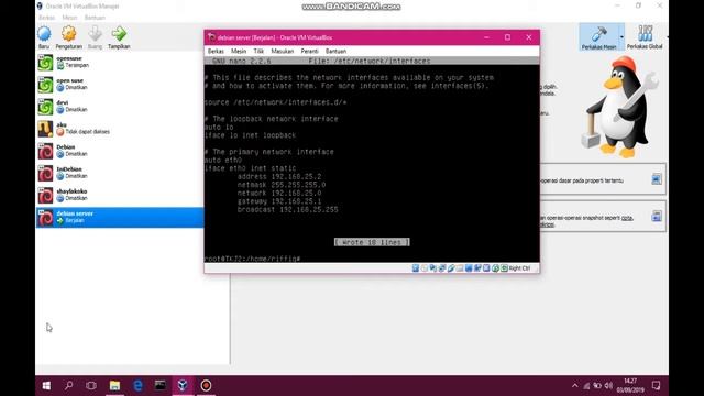 setting ip dhcp & static debian | virtualbox (2) смотреть онлайн