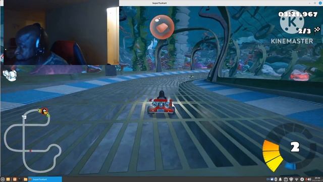 light gaming: Super Tux Kart ( for Linux and Windows) | open source games | Linux gaming смотреть онлайн