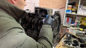 Сборка и установка двигателя в ГАЗЕЛЬ ГАЗ-560 / Штайер / Stayr