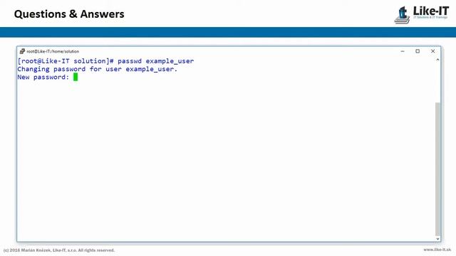 linux how to change password смотреть онлайн