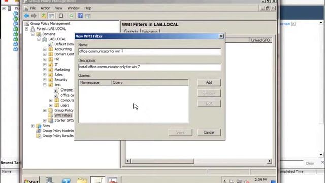 05 Filtering GPOs Application Using WMI Filters смотреть онлайн