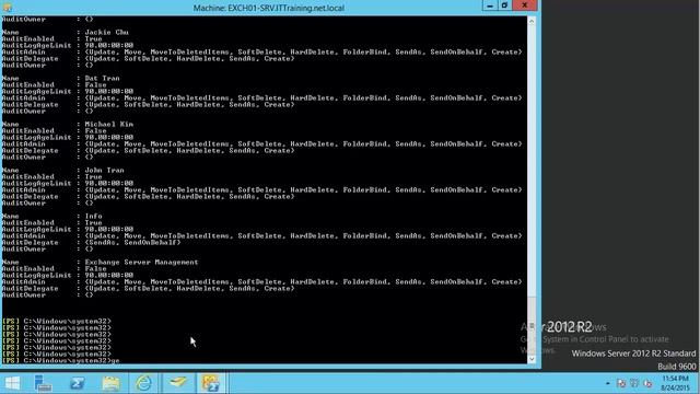 How to install Exchange Server 2016 -Configuring Administrative Security and Auditing, Part 06 смотреть онлайн