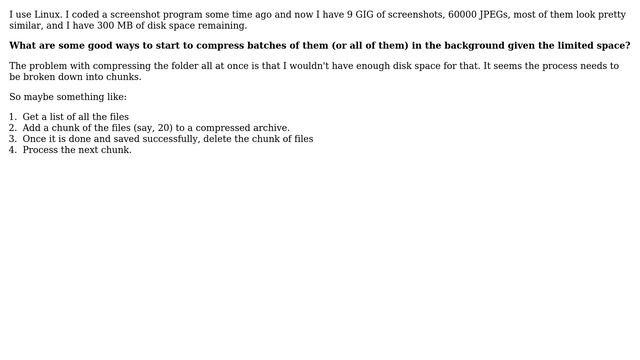 Linux: Compressing files despite low disk space (2 Solutions!!) смотреть онлайн
